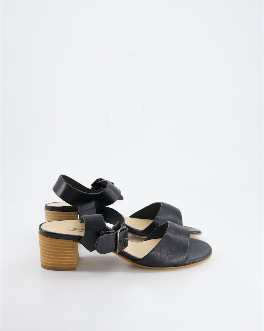 Paul Green Sandal Leather Black Eu 37.5