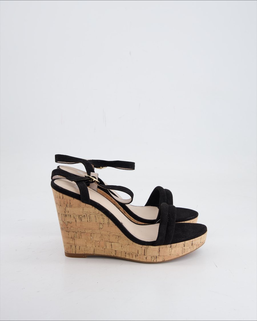 H&M Sandal Suede Black Eu 37