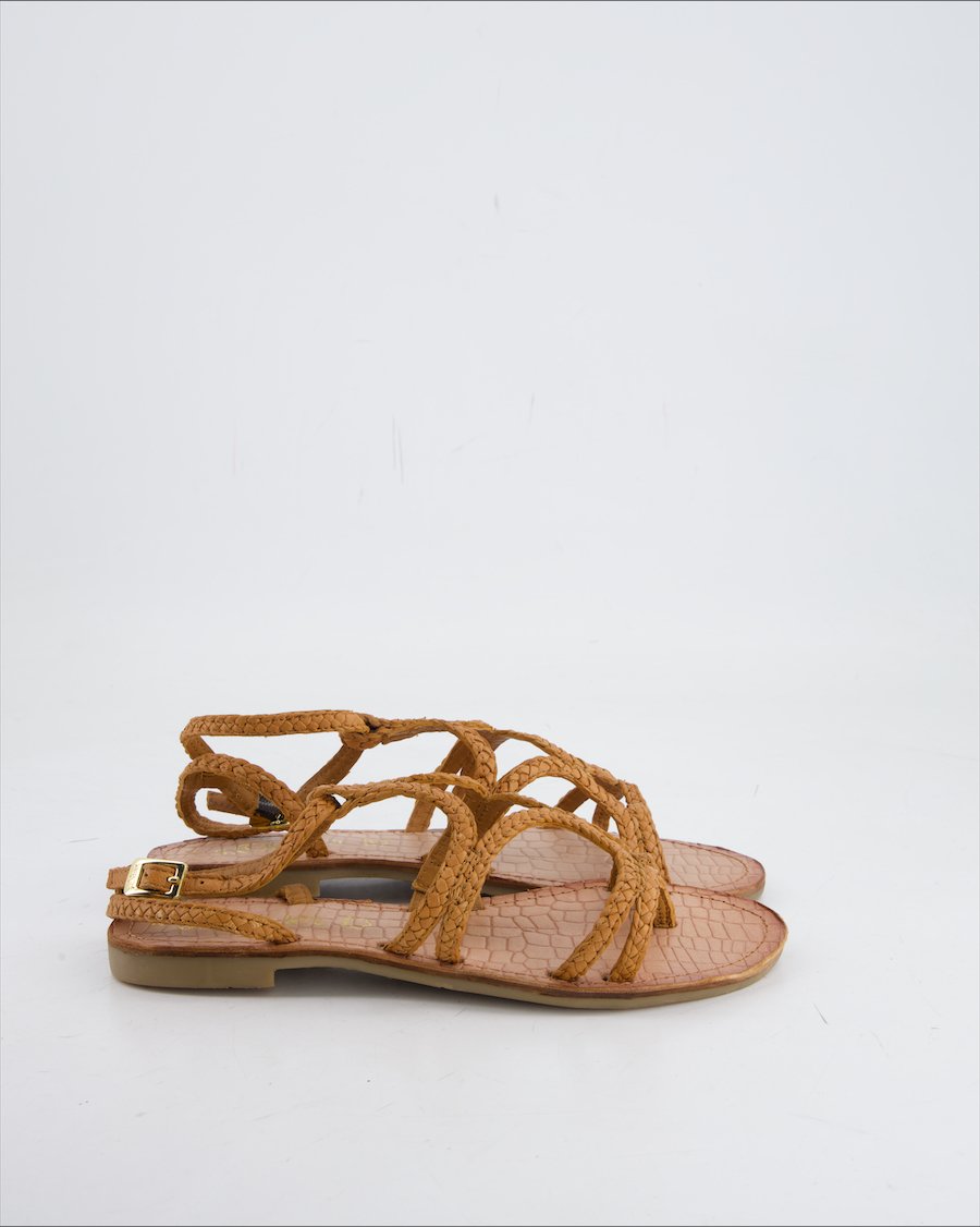 S.Oliver Sandals Leather Camel Eu 37