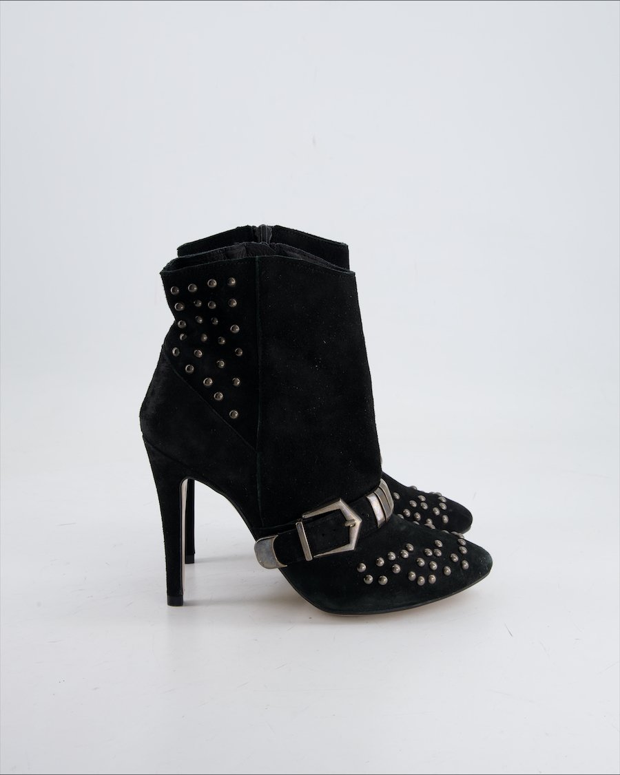 Mai Piu Senza Ankle Boots Suede Black Eu 37