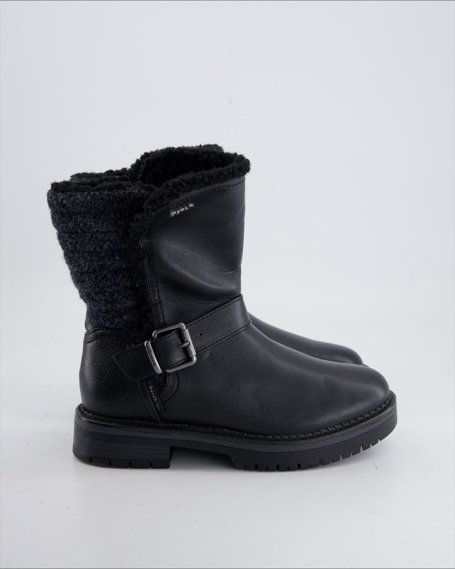 Bench. Ankle Boot Leather Black Eu 37