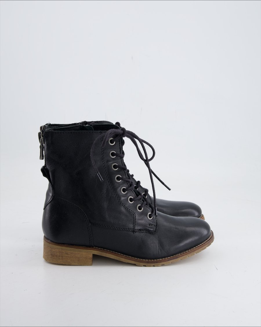 5th Avenue Ankle Boot Leather Black Eu 36
