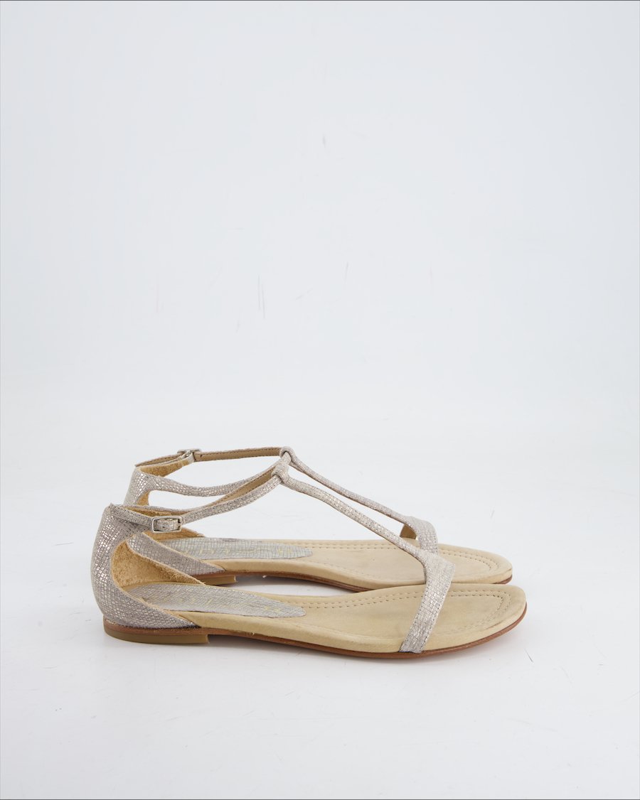 Unisa Sandals Leather Silver Eu 37