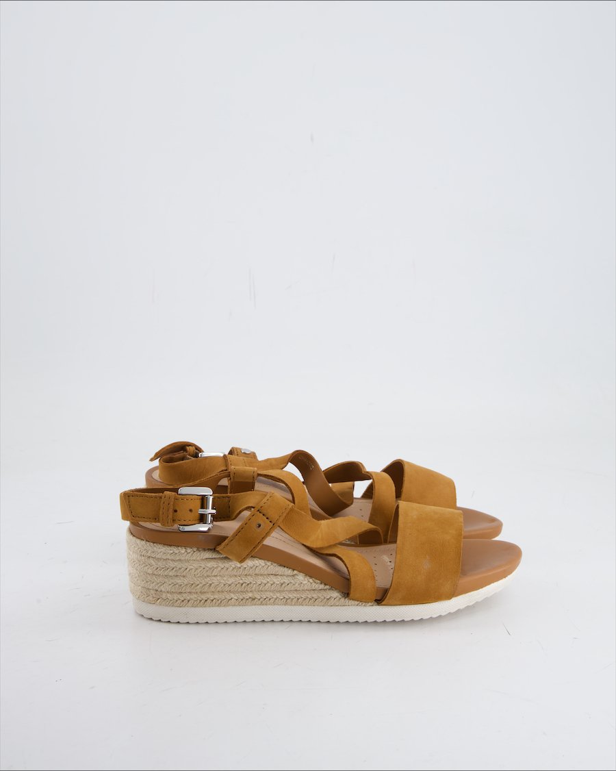 Geox Sandals Suede Brown Eu 37