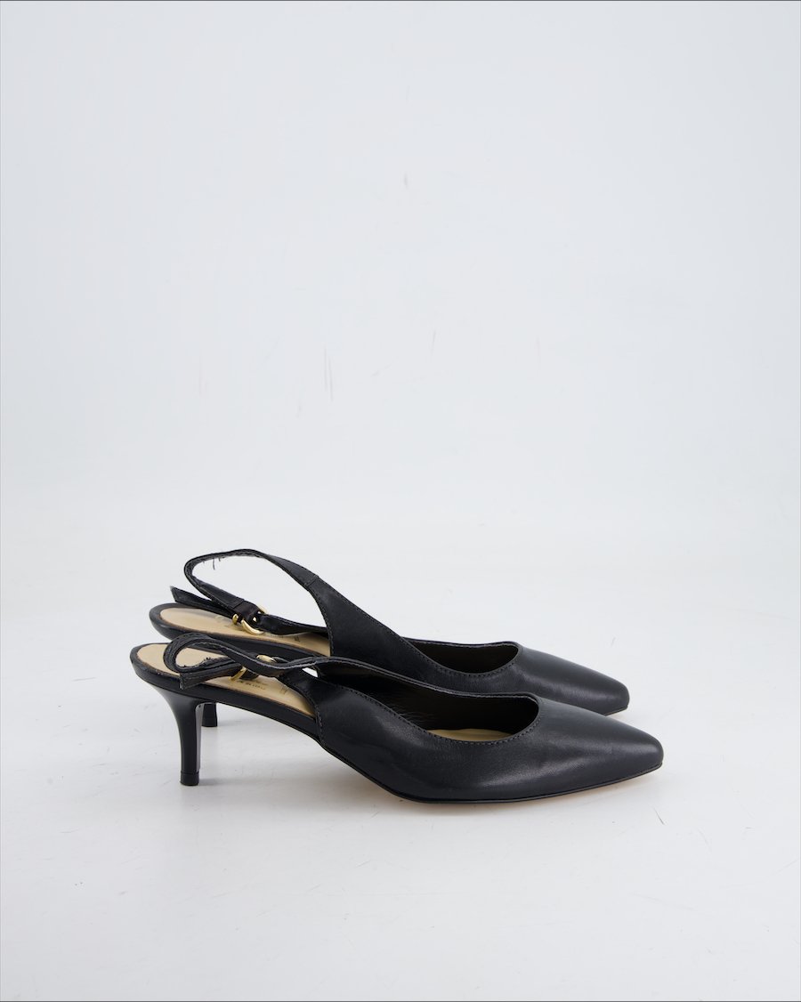 Bata Heels Leather Black Eu 37