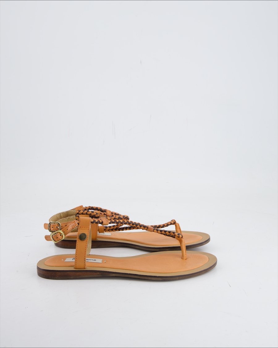 Pepe Jeans Sandal Leather Camel Eu 37