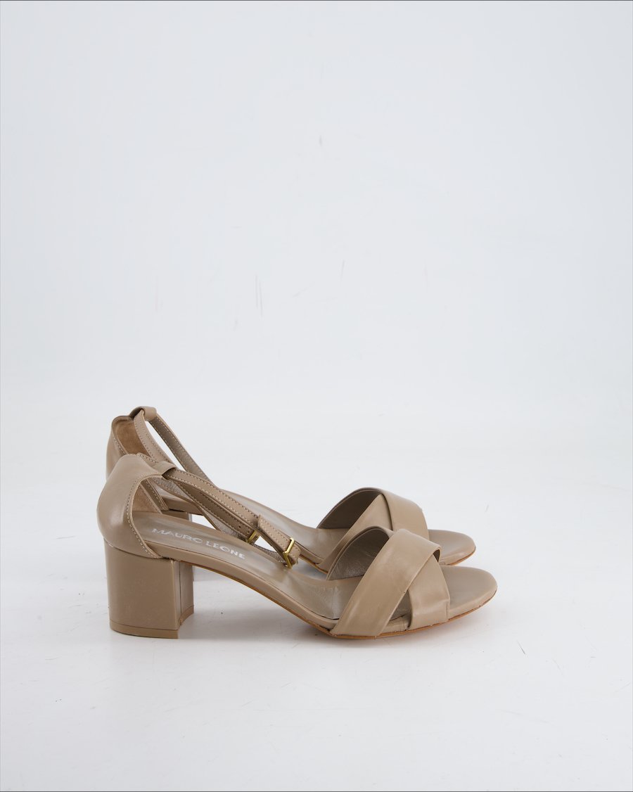 Mauro Leone Heels Leather Brown Eu 37