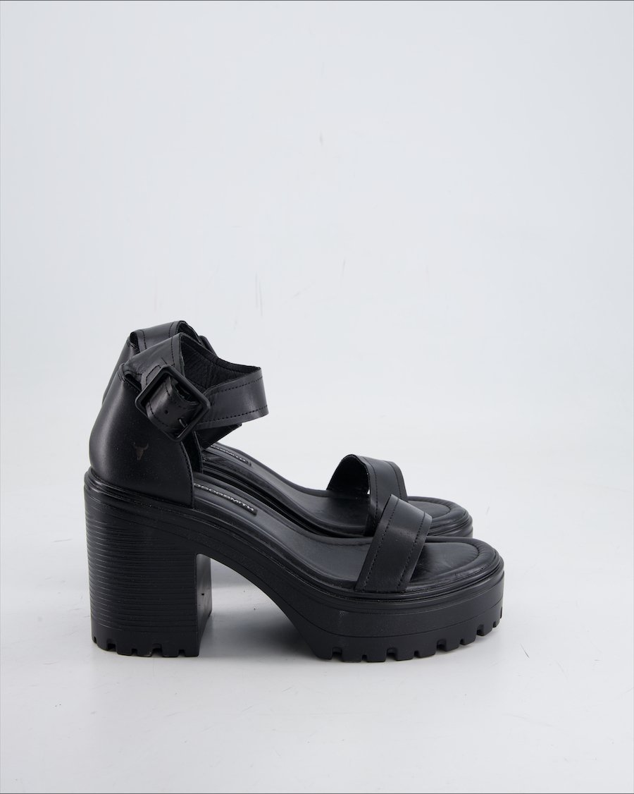 Windsorsmith Heels Leather Black Eu 37