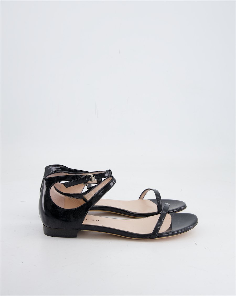 Studio Pollini Sandal Leather Black Eu 37