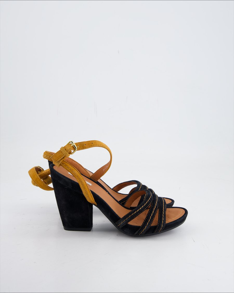 Geox Heels Suede Black Eu 37.5
