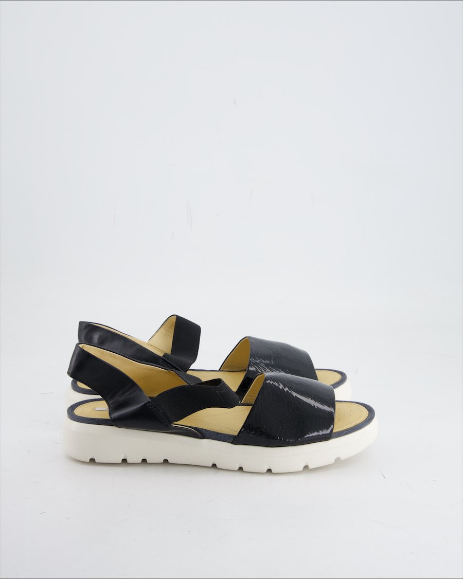 Geox Sandal Leather Black Eu 37