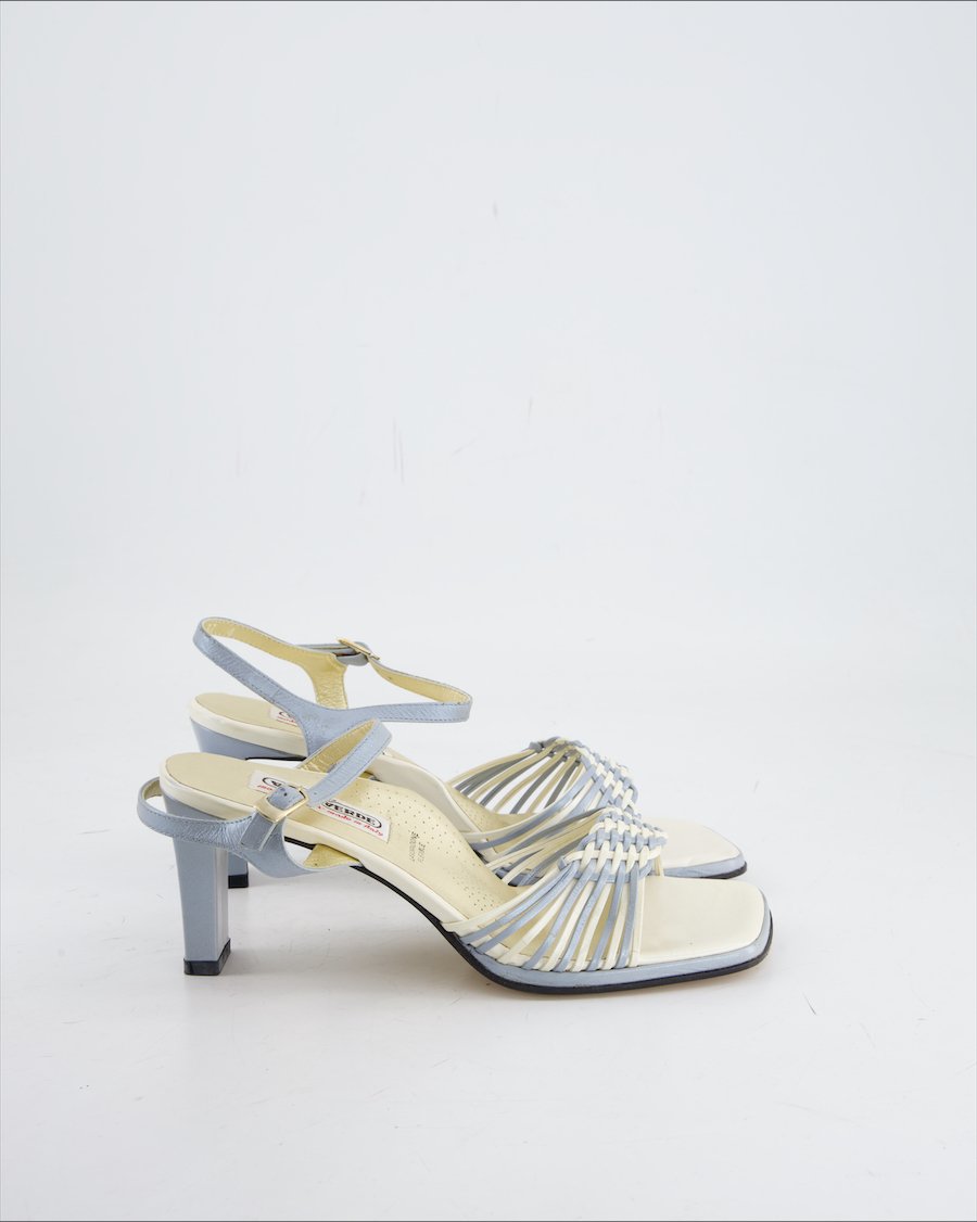 Valleverde Heels Leather Turquoise Eu 37