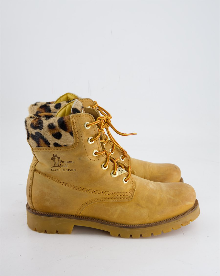 Panama Jack Ankle Boots Leather Camel