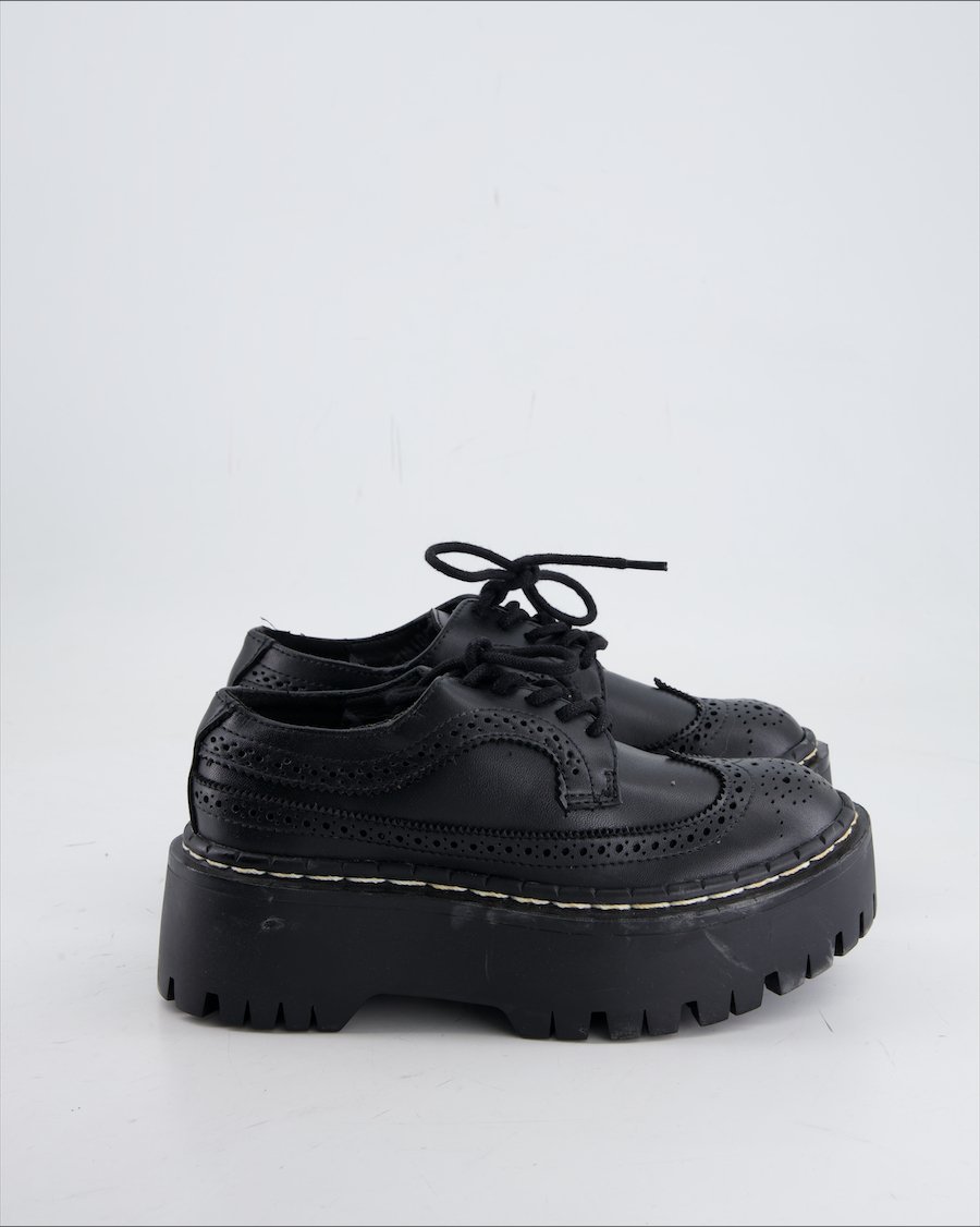 T.U.K Flats Leather Black Eu 36