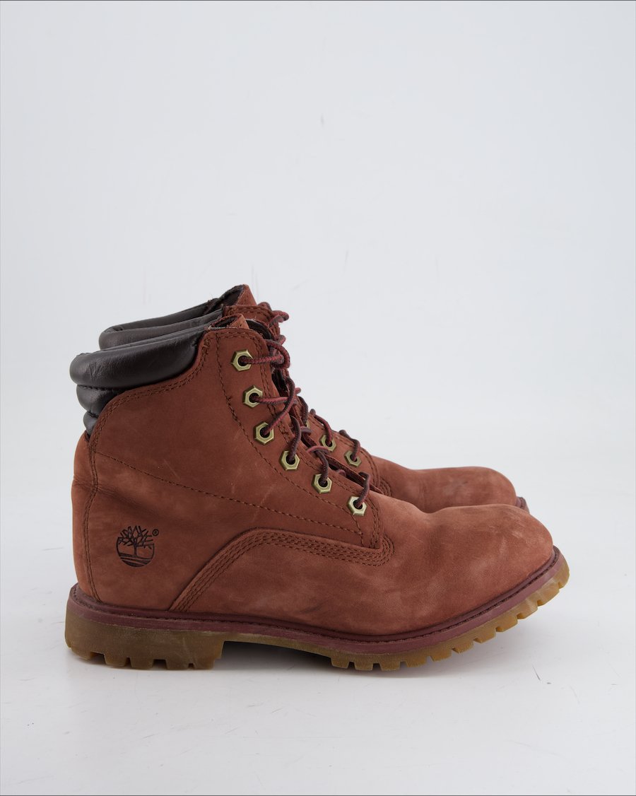 Timberland Ankle Boot Suede Burgundy Eu 38.5