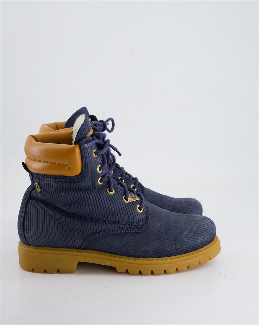 Panama Jack Ankle Boots Leather Blue Eu 38