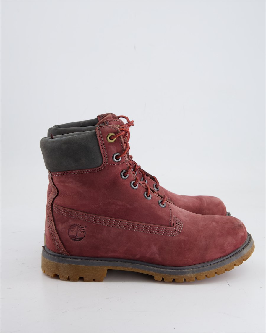 Timberland Ankle Boots Leather Burgundy Eu 38.5