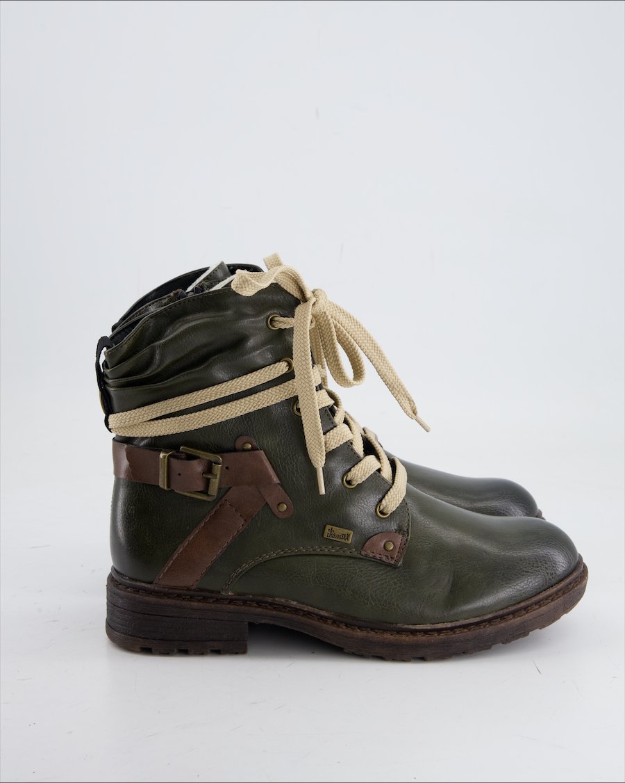 Rieker Ankle Boots Leather Khaki Eu 37