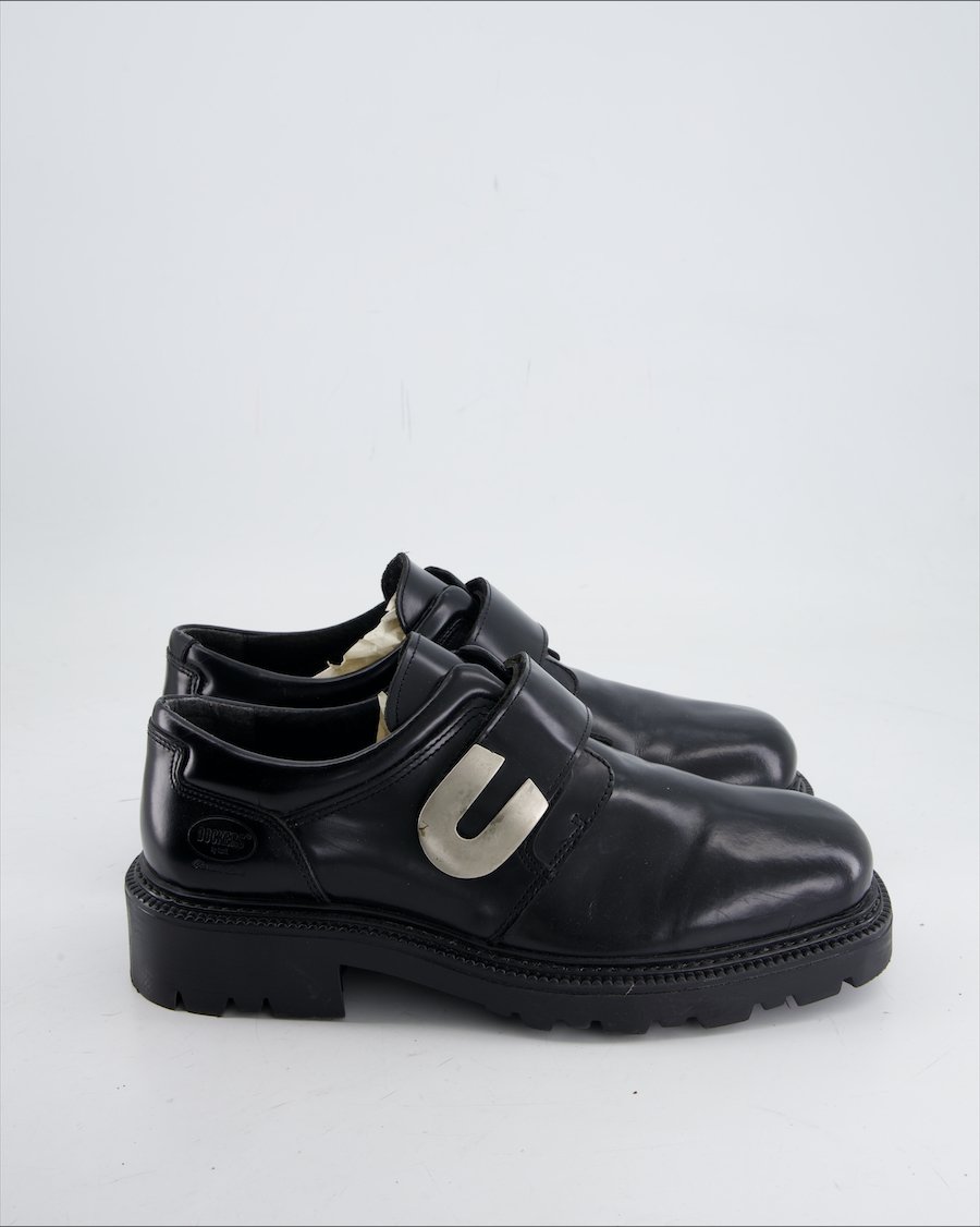 Docker's Flats Leather Black Eu 43