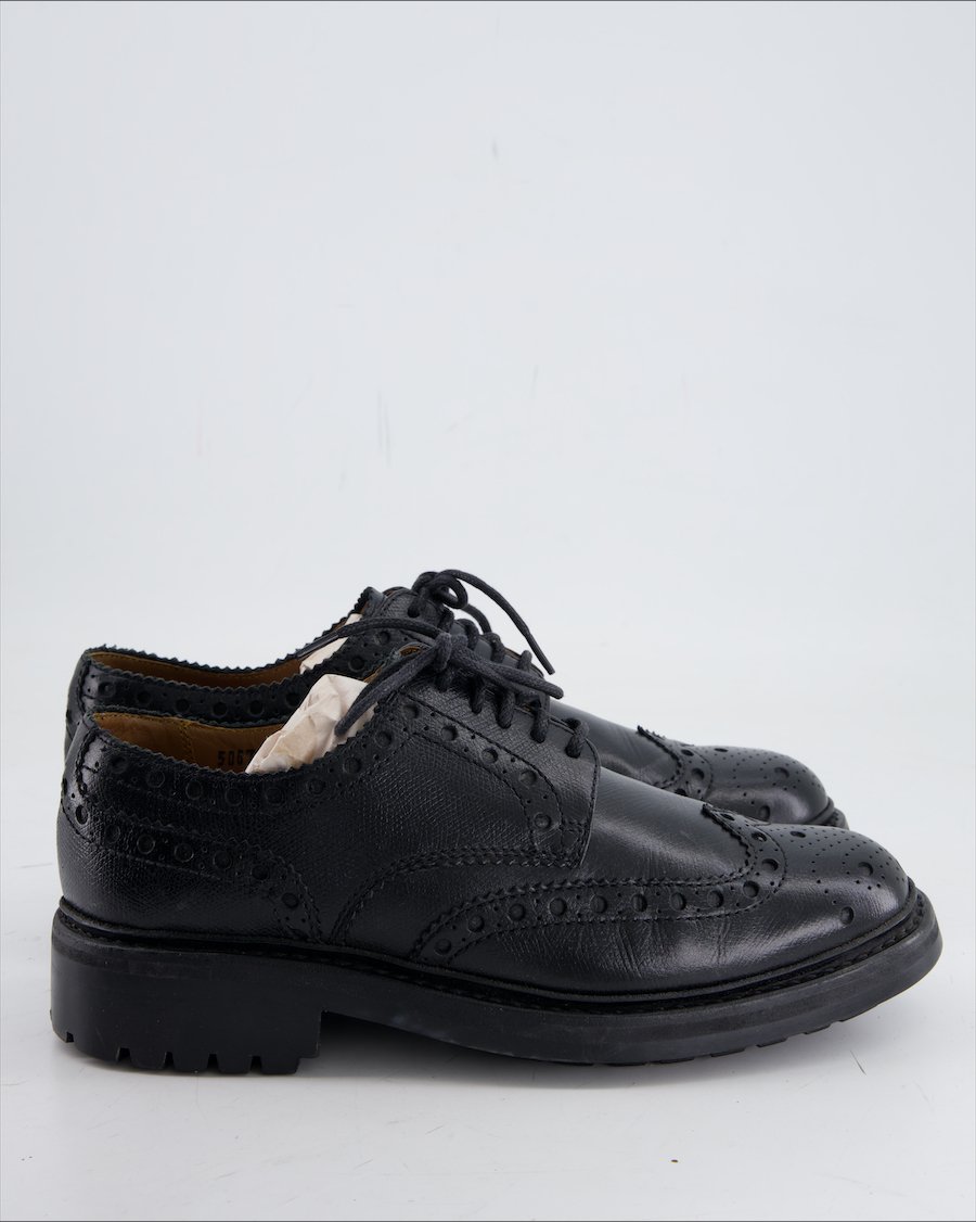 Grenson Flats Leather Black Eu 39