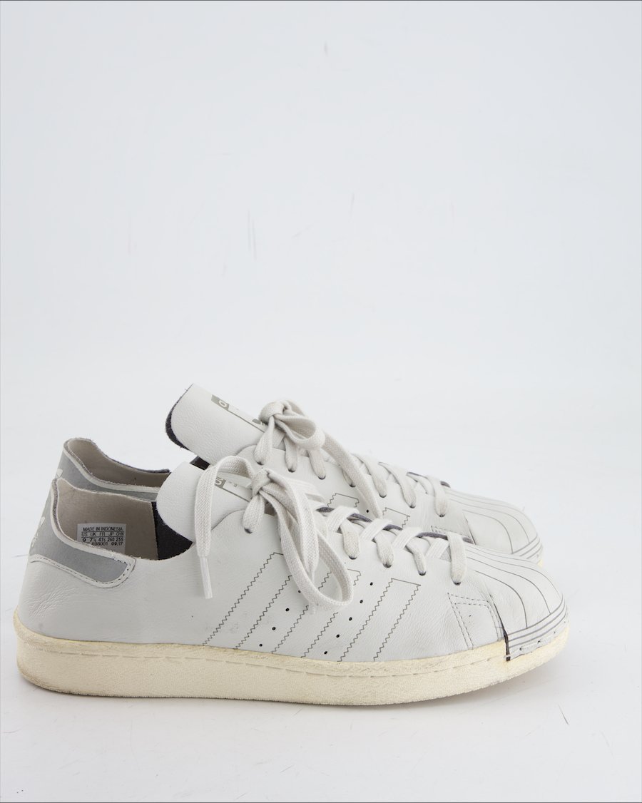 Adidas Trainers Leather Grey Eu 41.5