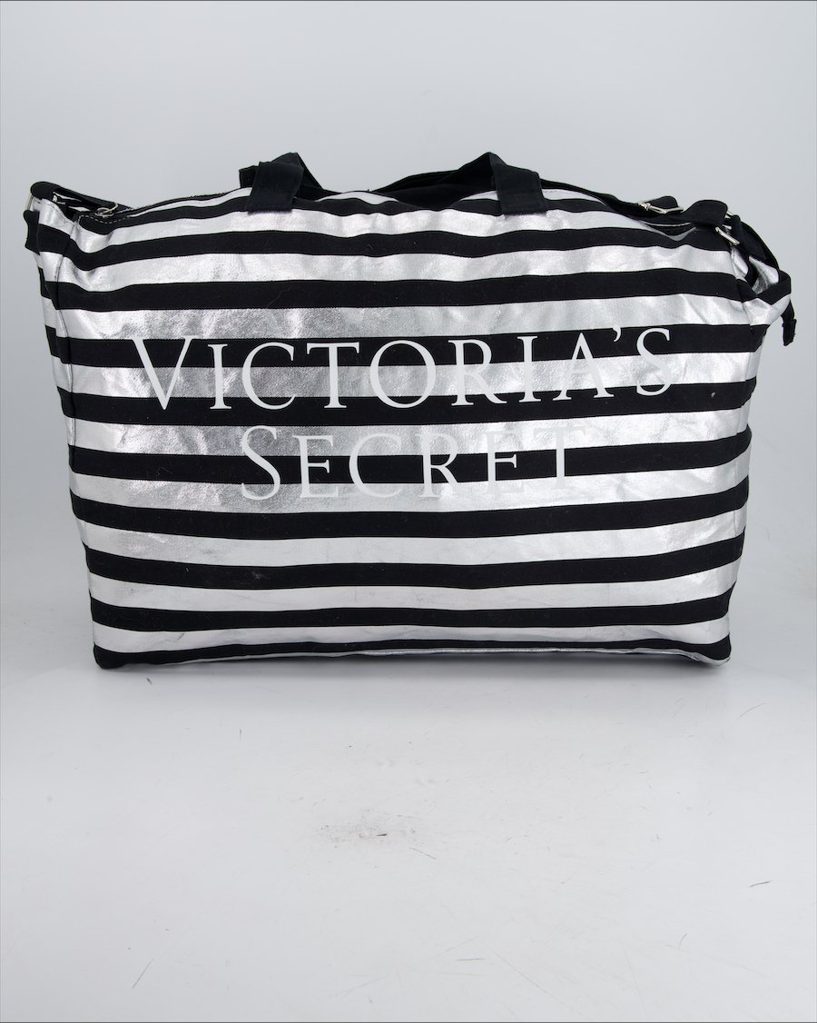 Victoria's Secret Tote Bag Cloth Silver