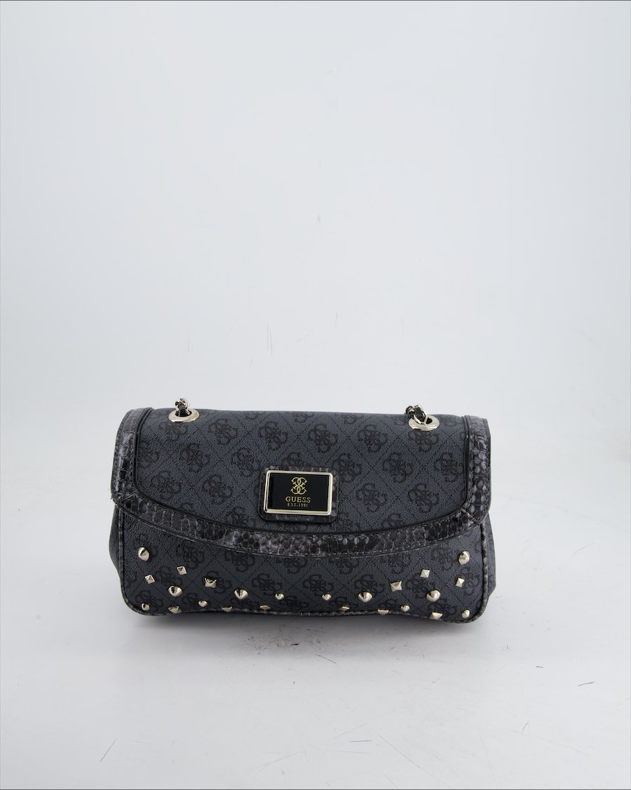 Guess Crossbody Bag Leather Anthracite