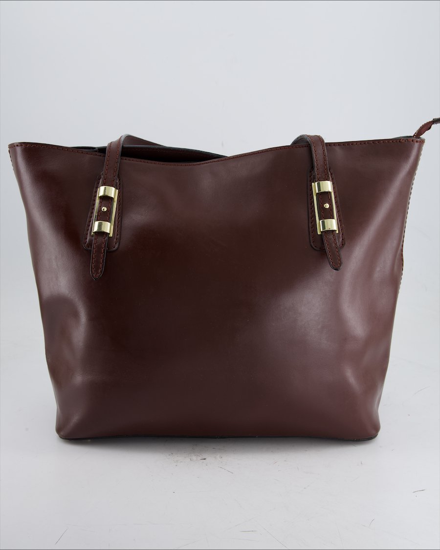 Carpisa Shoulder Bag Leather Burgundy