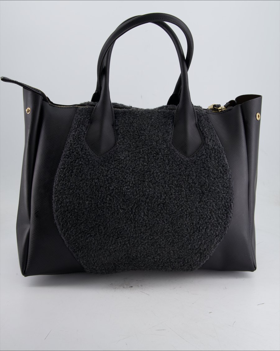 GUM Handbag Leather Black