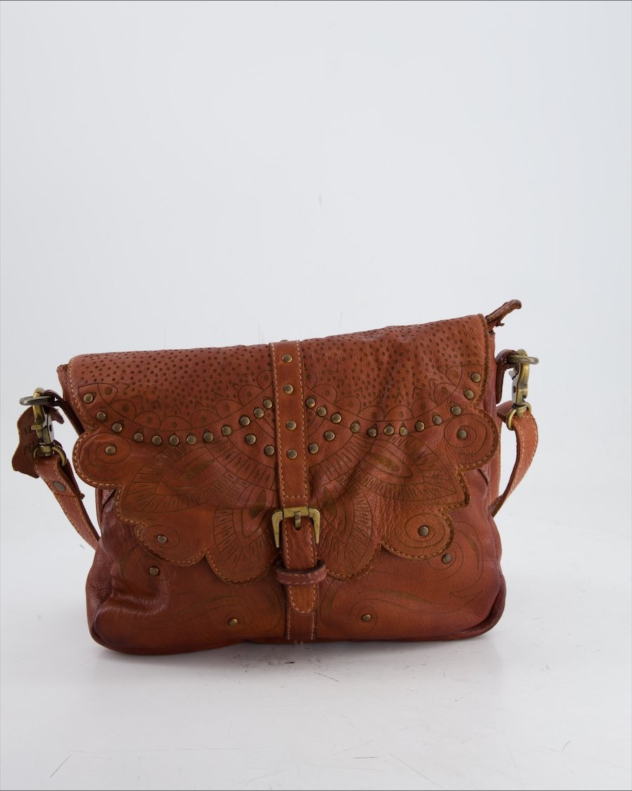 Camomilla Crossbody Bag Leather Brown