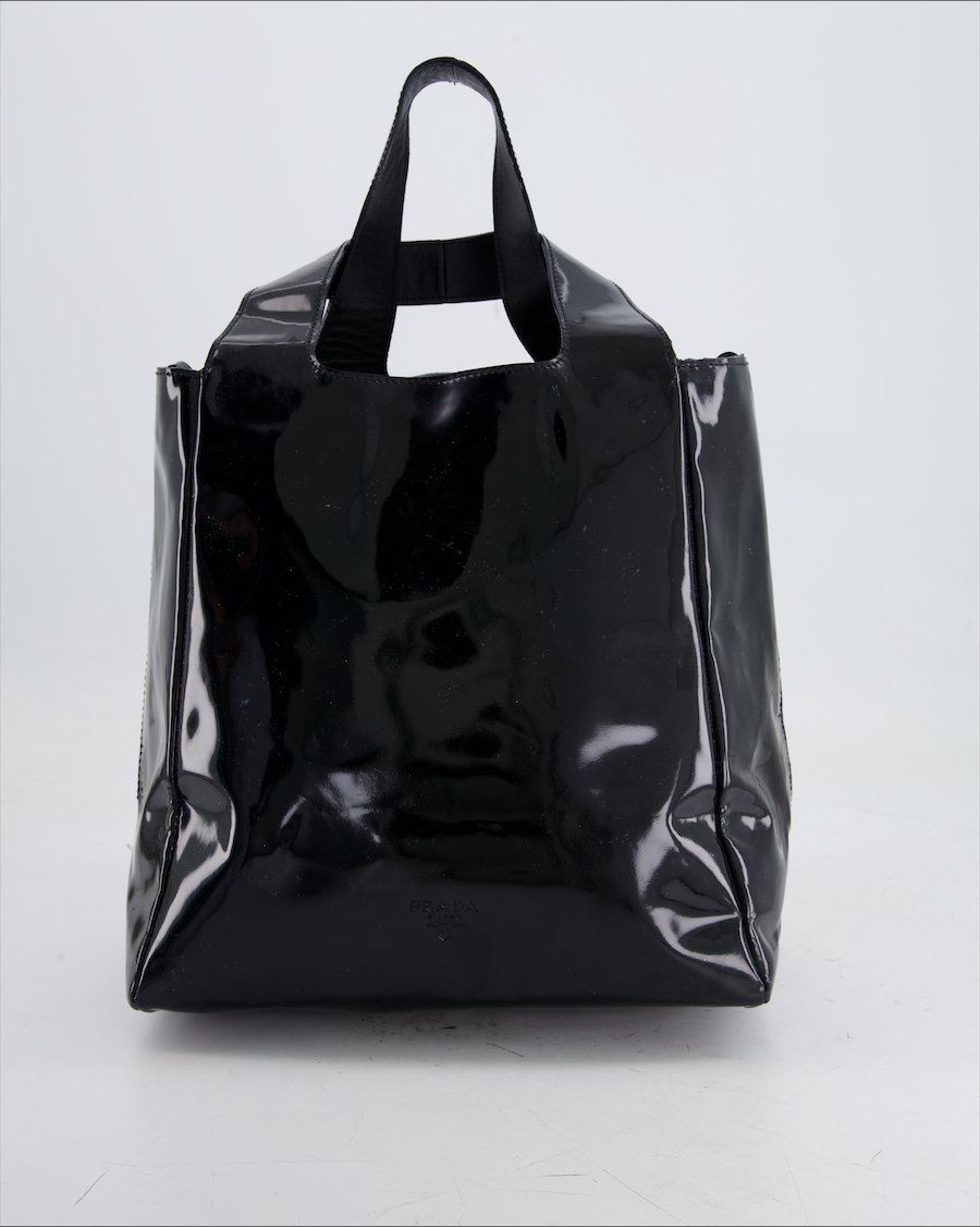 Prada Handbag Leather Black