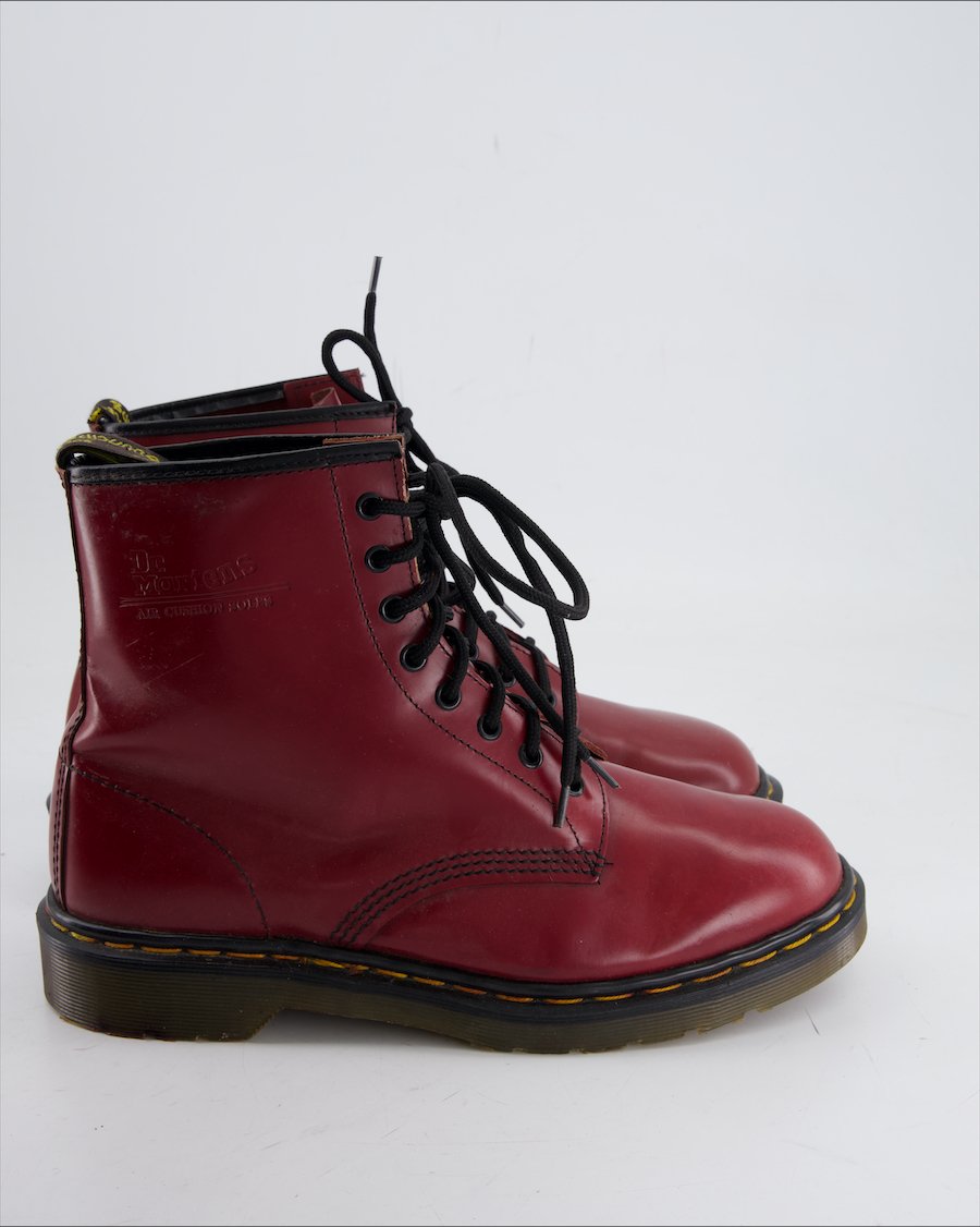 Dr Martens Ankle Boots Leather Red Eu 43