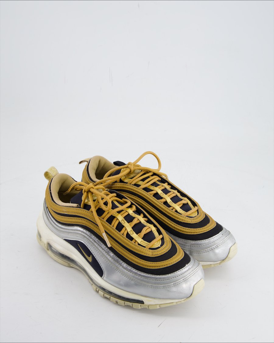 Nike Air Max 97 Trainers Leather Silver Eu 41