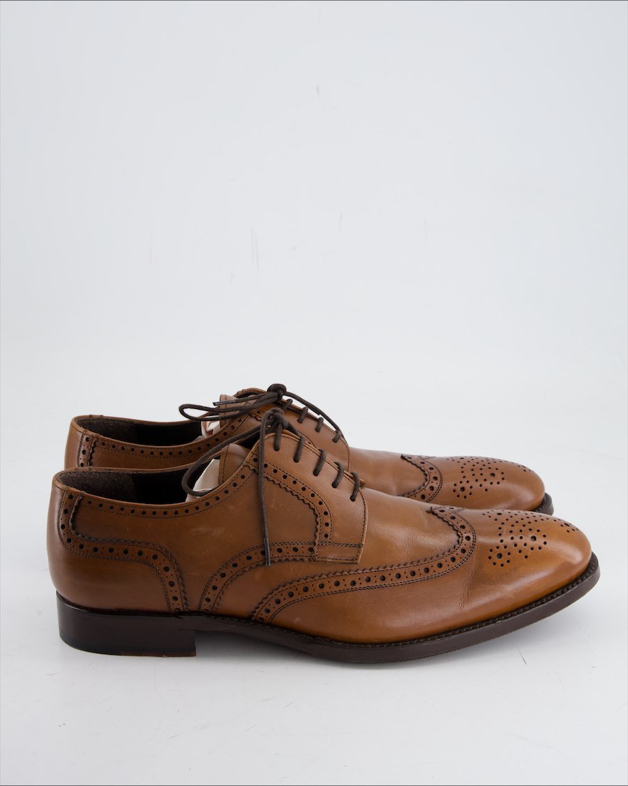 Redford Flats Leather Brown Eu 44