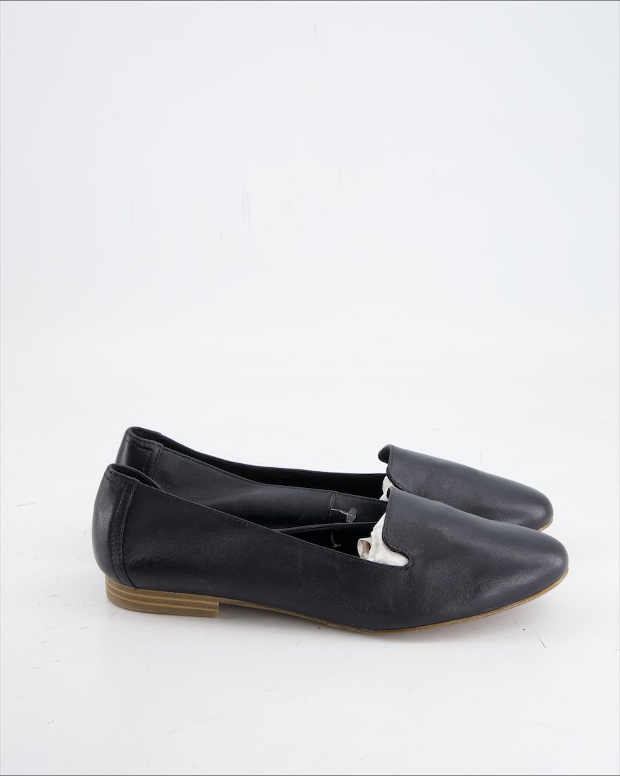 5th Avenue Flats Leather Black Eu 38.5
