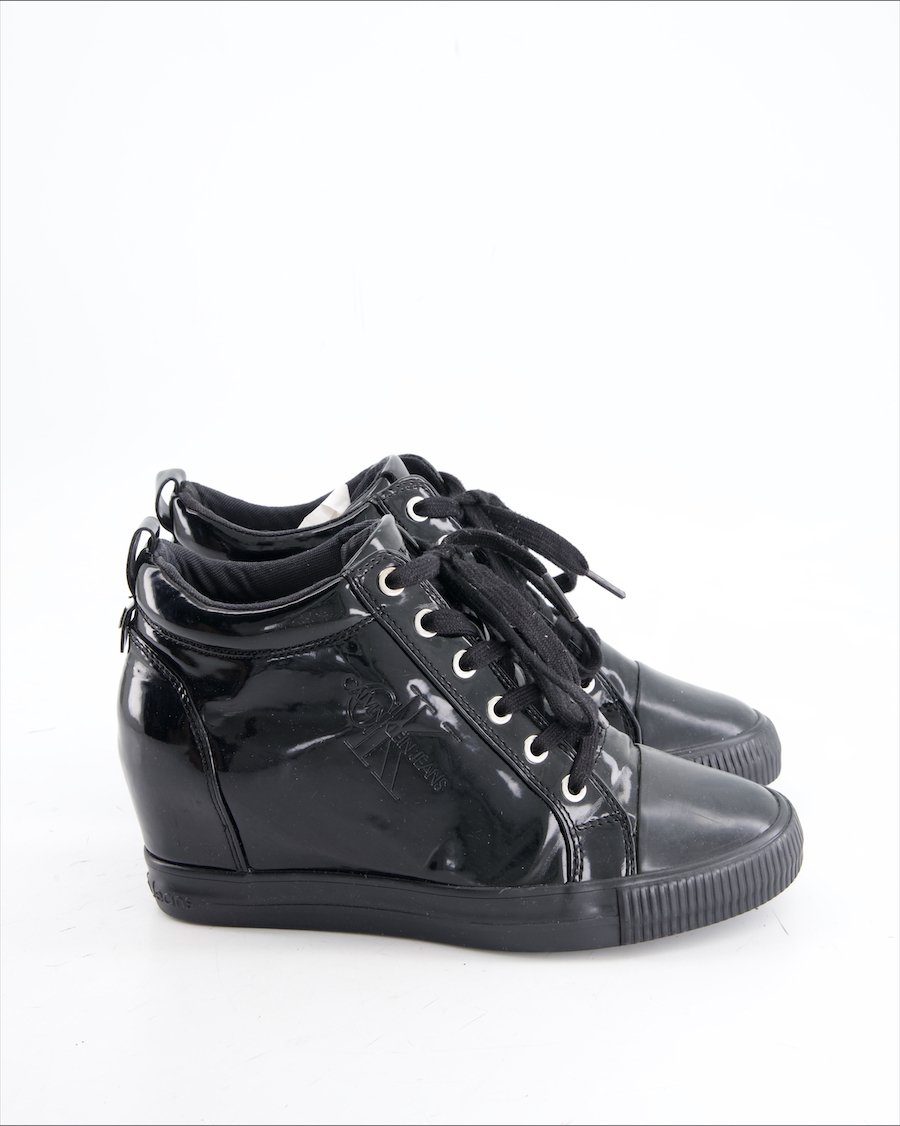 Calvin Klein Trainers Leather Black Eu 38