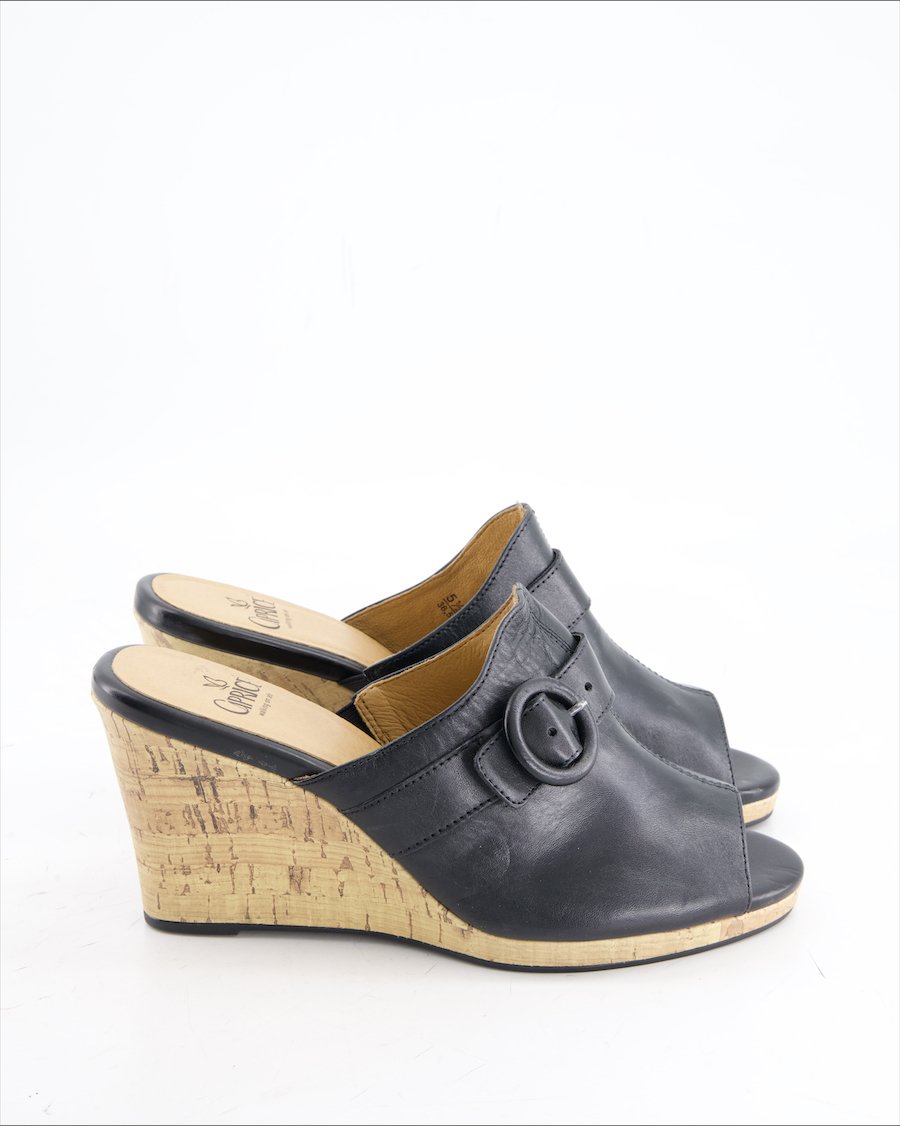 Caprice Sandals Leather Black Eu 38.5