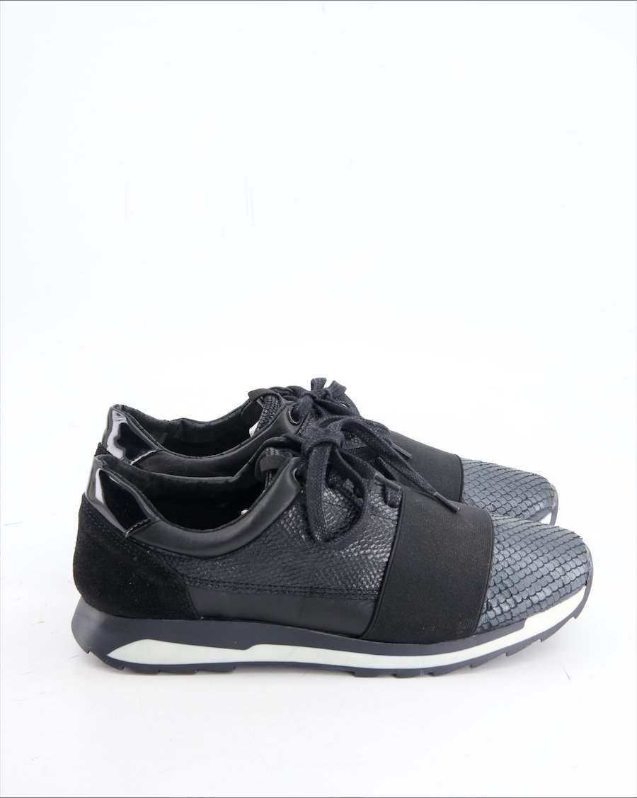 MAX Trainers Leather Black Eu 38
