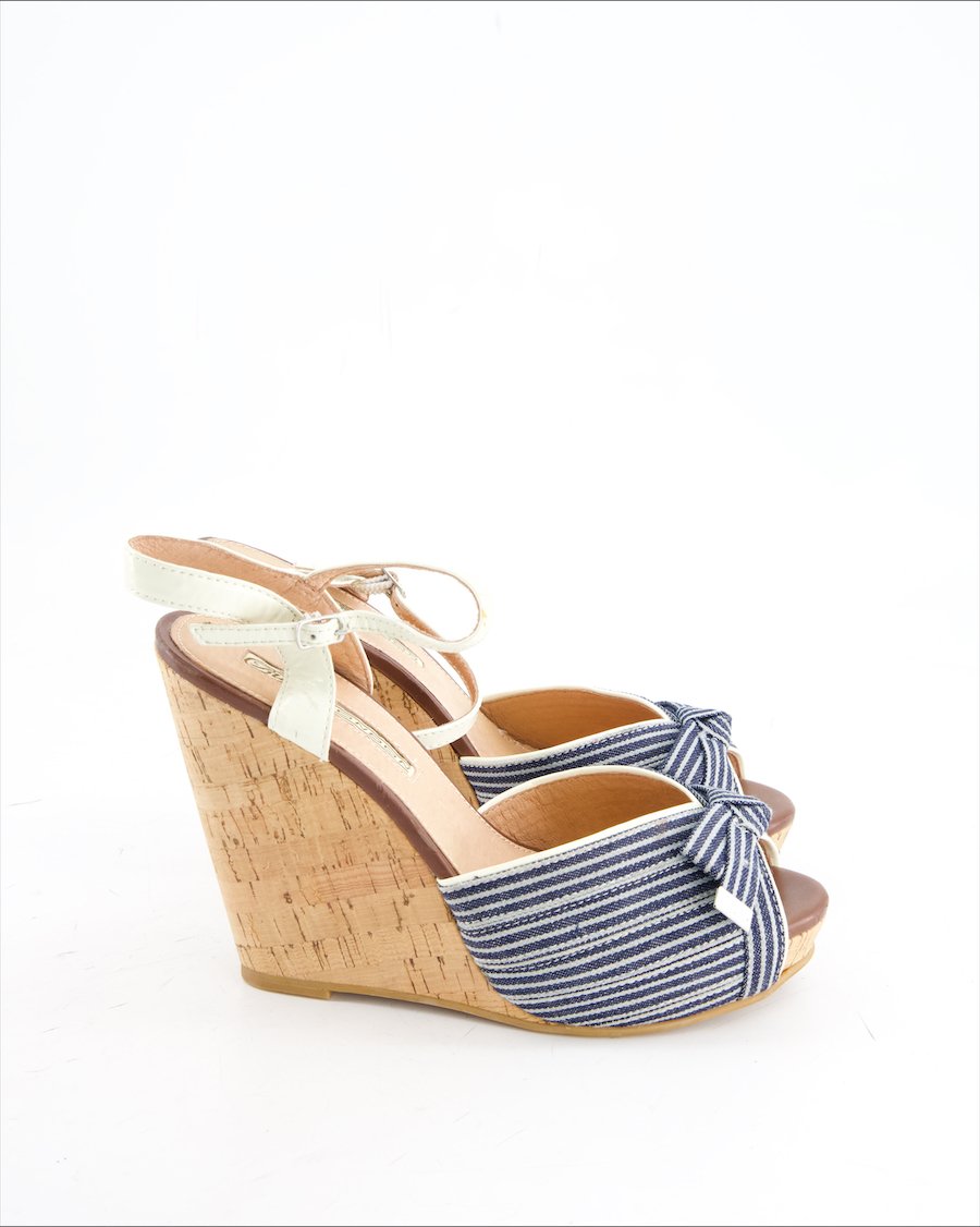 Buffalo Sandals Leather Blue