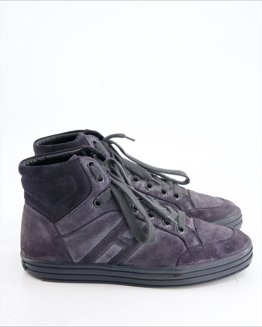 Hogan Ankle Boots Cloth Blue Eu 38