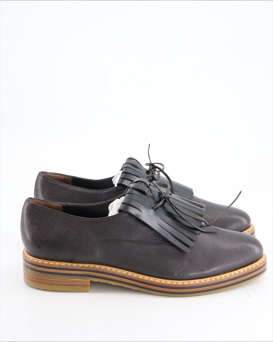 Pasito Flats Leather Black Eu 38