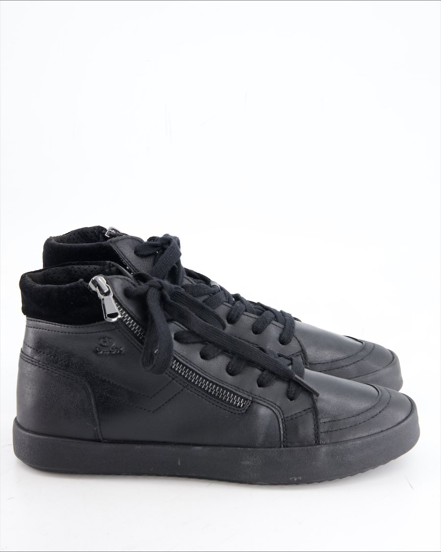 Geox Trainers Leather Black Eu 38