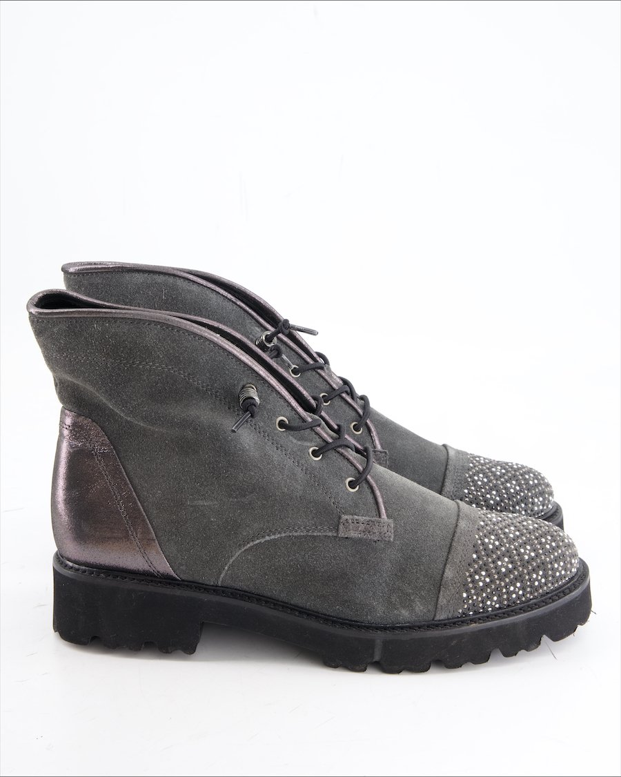 Gabor Ankle Boots Suede Anthracite