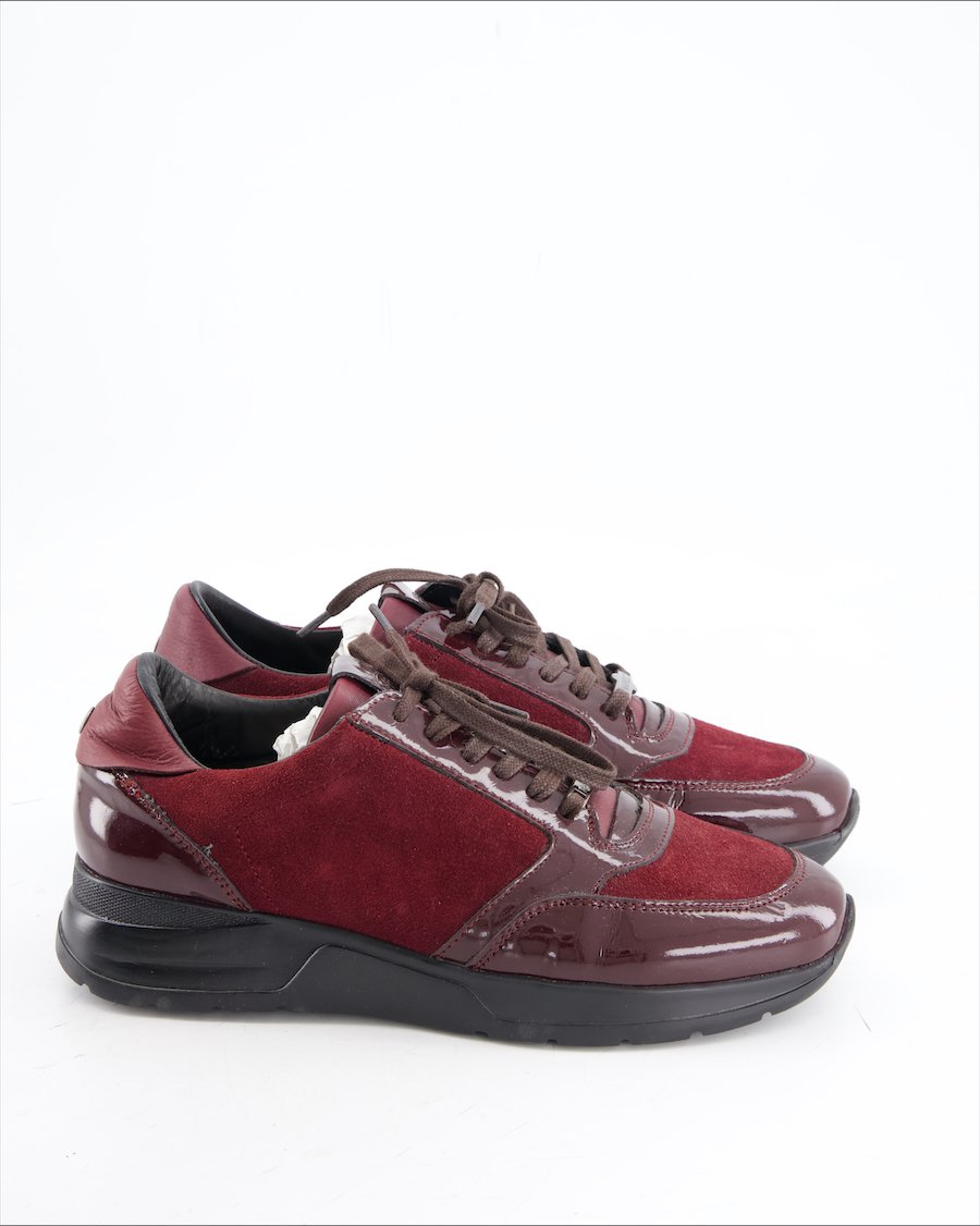 Navyboot Trainers Suede Burgundy Eu 38