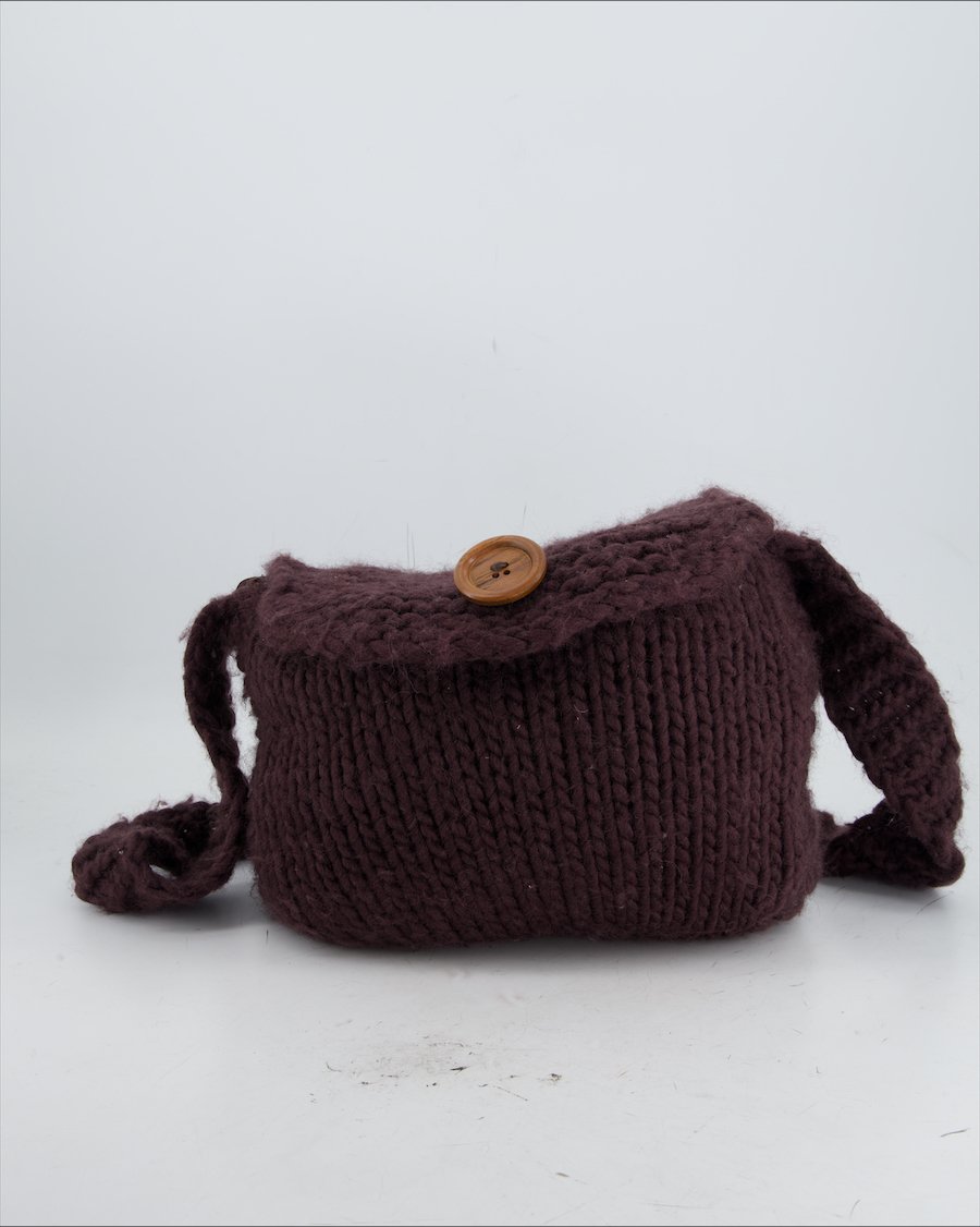 MAX & CO Crossbody Bag Wool Brown