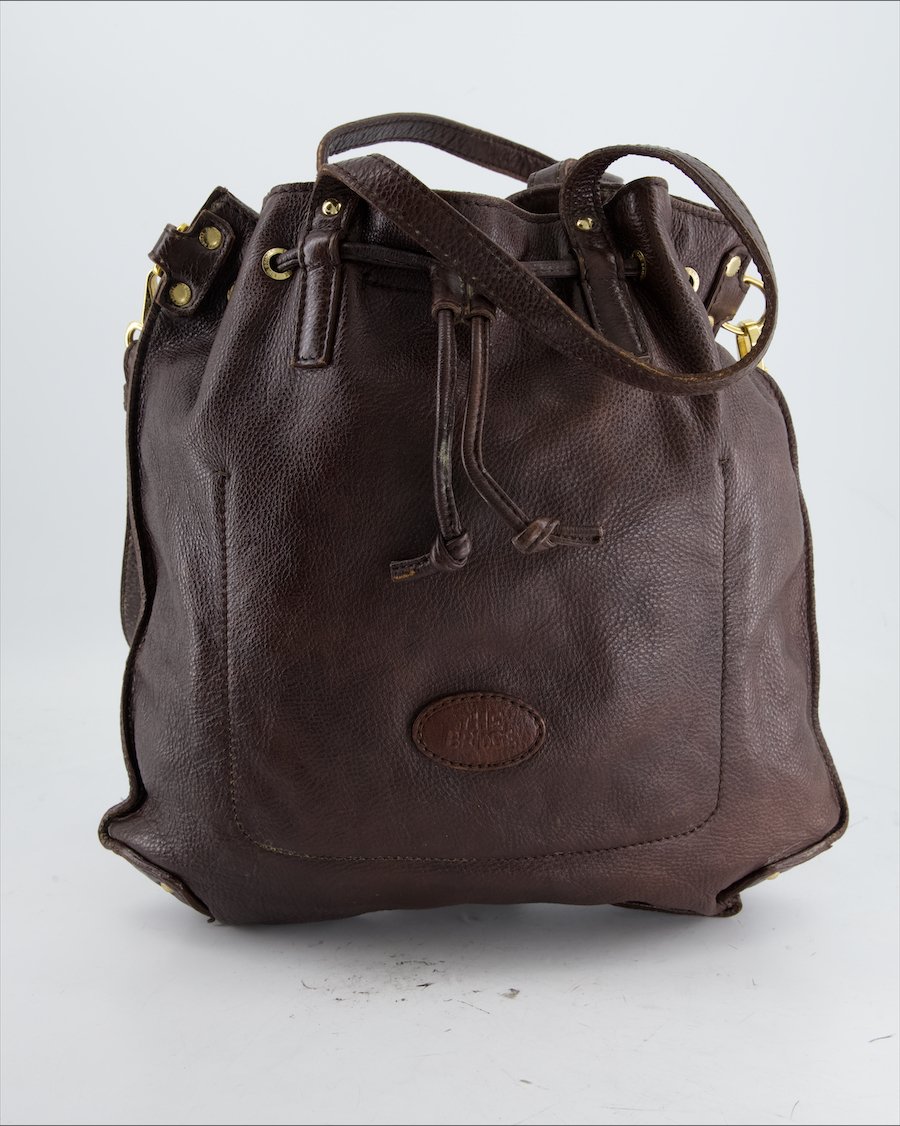 The Bridge handbag Leather Brown