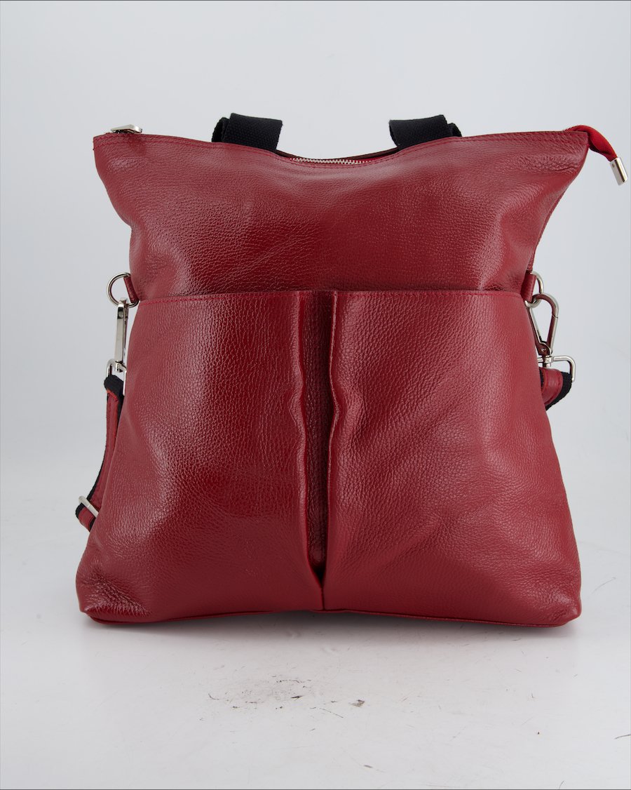 Unbranded Handbag Leather Red
