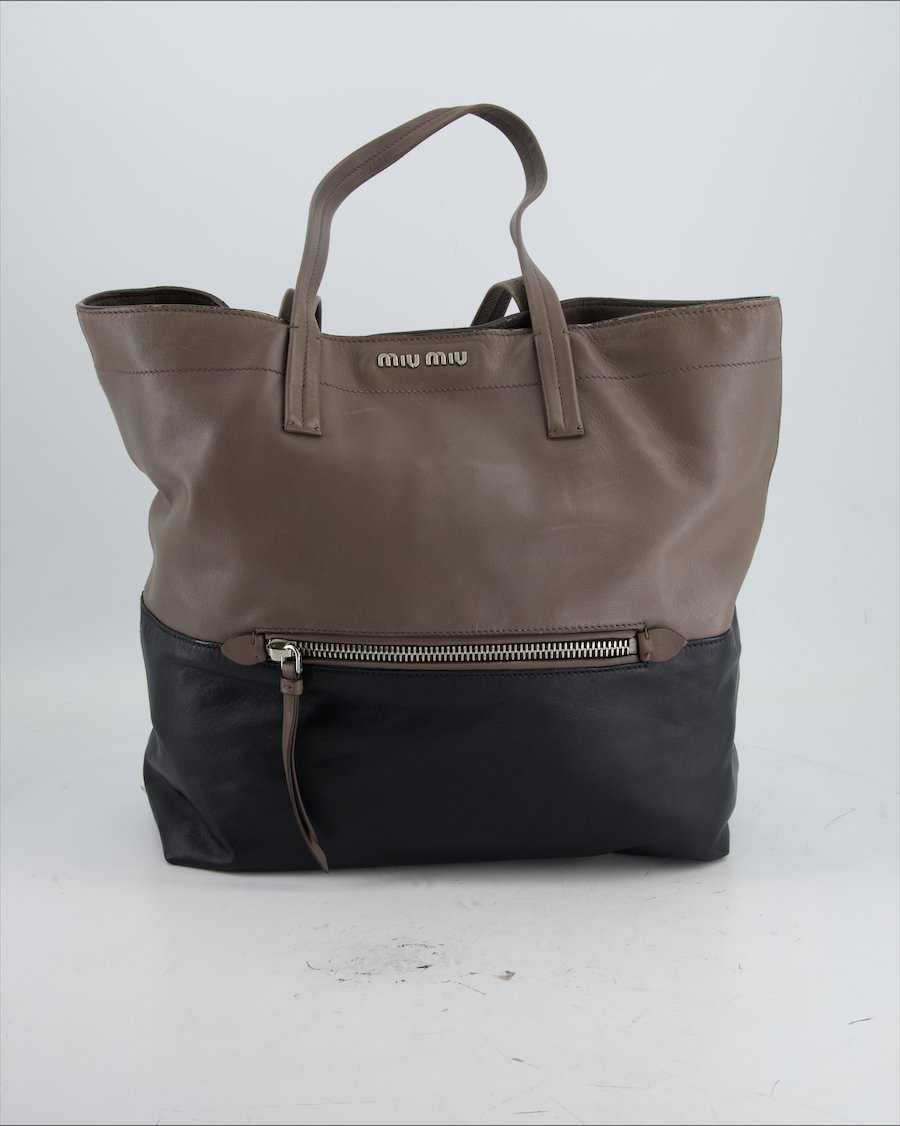 Miu Miu Shoulder Bag Leather Black