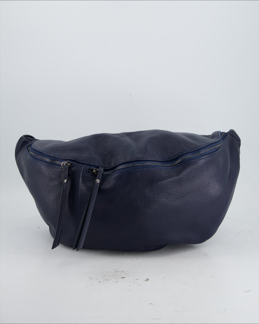 Unbranded Crossbody Bag Leather Blue