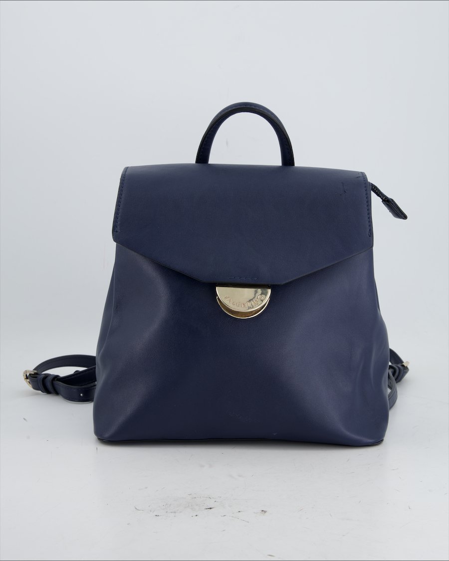 Valentino Backpacks Leather Blue